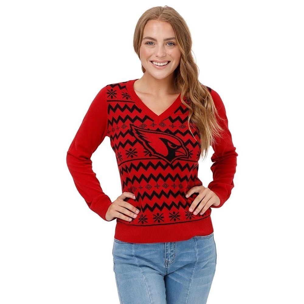 FOCO Arizona Cardinals NFL Team Ugly Christmas Sweater